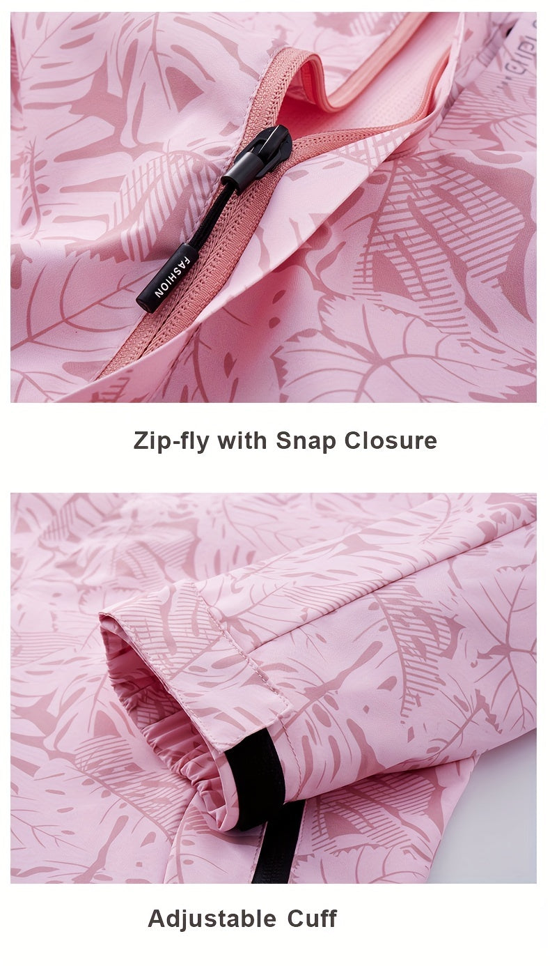 Women's Lightweight Windproof Hooded Jacket - Trendy Attic Store01