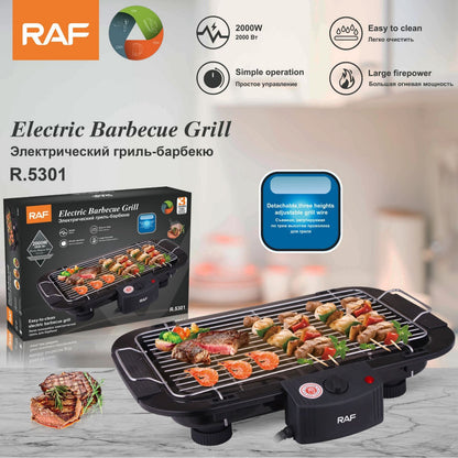 Electric BBQ Grill for Home and Outdoor Use