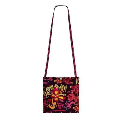 Encanto Style Girls Dress with Flutter Sleeves and Bag
