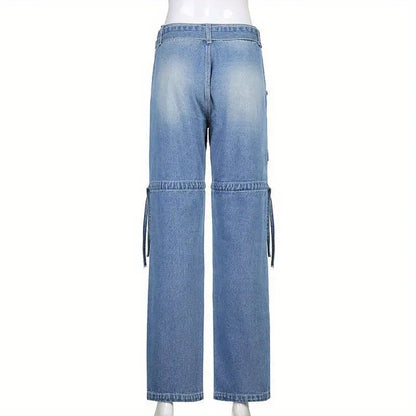 Trendy Women's Denim Cargo Pants and Boyfriend Jeans