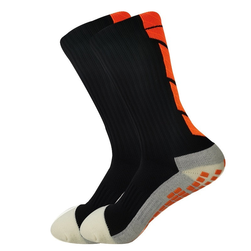Non-Slip Soccer Grip Socks with Towel Bottom for Enhanced Performance and Stability in Sports