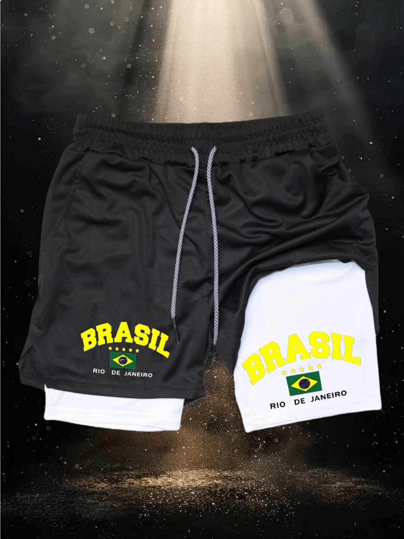 Men's Brazilian-Themed Swim Shorts