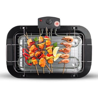 Electric BBQ Grill for Home and Outdoor Use