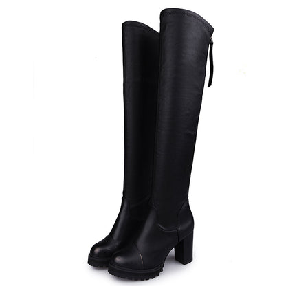 Winter Over-the-Knee High Heels Stretch Boots for Women