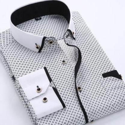 Men's Slim Fit Casual Cotton Shirts for Daily Wear