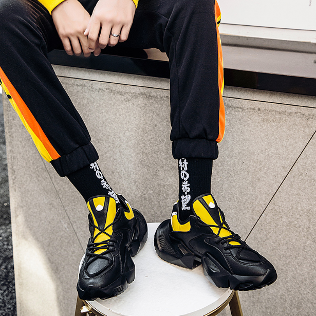 Men's Spring Fashion Sneakers  Trendy Casual Dad Shoes