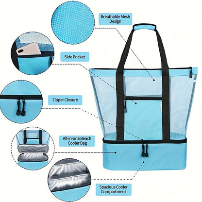 A Multifunctional Creative Mesh Outdoor Travel Bag