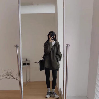Plus Size Women's Zipper Sweater Coat Top
