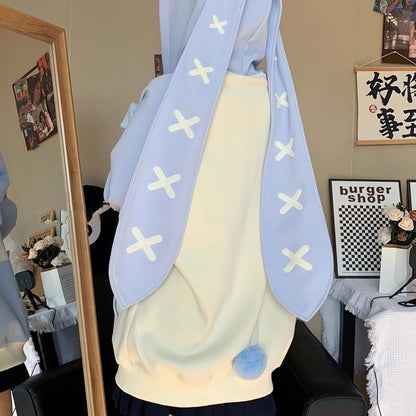 Cute Women's Casual Loose Hooded Sweater for Fall/Winter