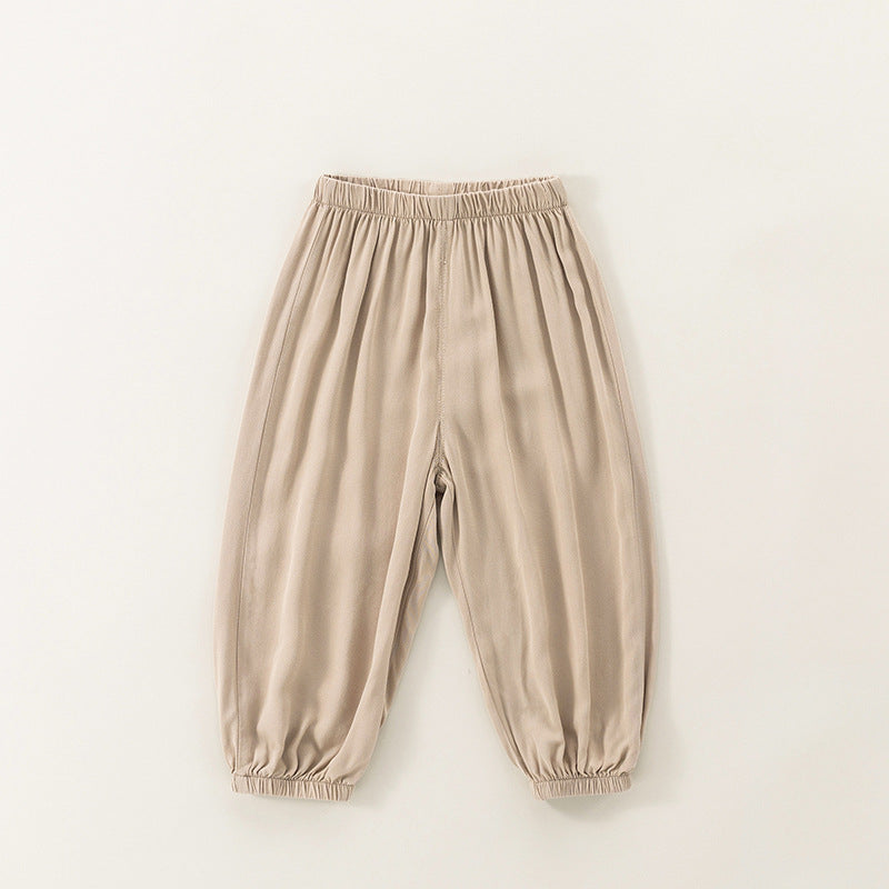 Baby Mosquito-Repellent Pants, Cotton-Linen Long Pants