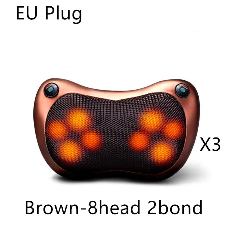 Electric Infrared Heating Kneading Neck Shoulder Back Body Spa Massager