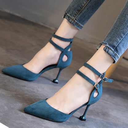 Women's Korean Style Pointed Toe High Heels