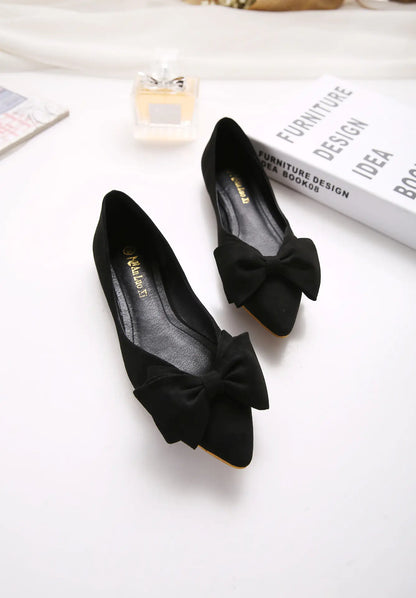 2018 Women's Casual Ballet Flats with Bow Detail