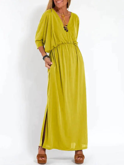 V-Neck Maxi Dress