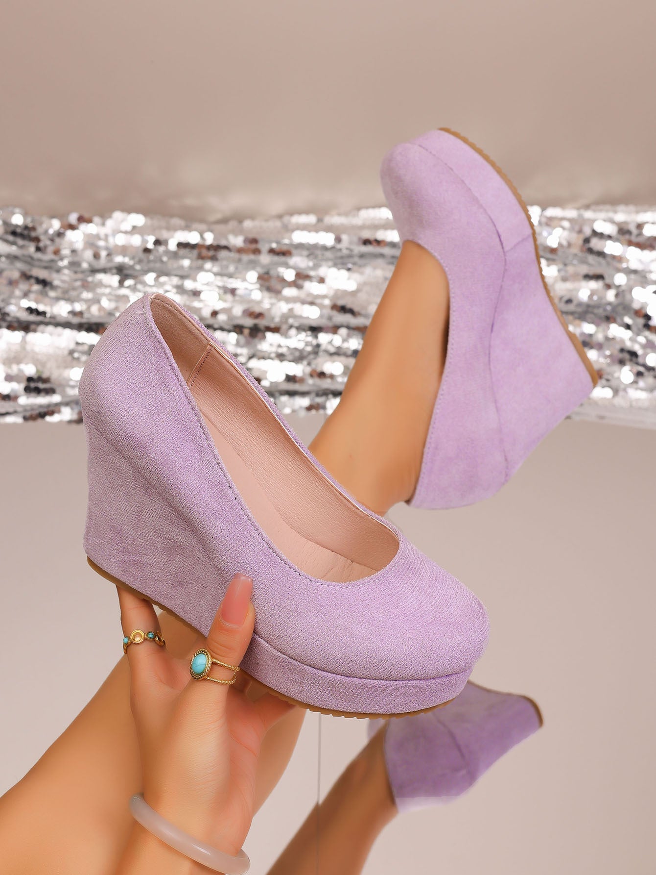 High Heel Platform Shoes  Soft Sole Non-Slip