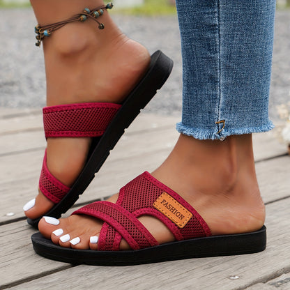 Women's Sporty Slip-On Mesh Sandals