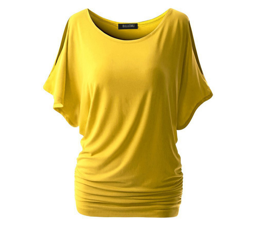 Plus Size Round Neck Cold Shoulder T-Shirt