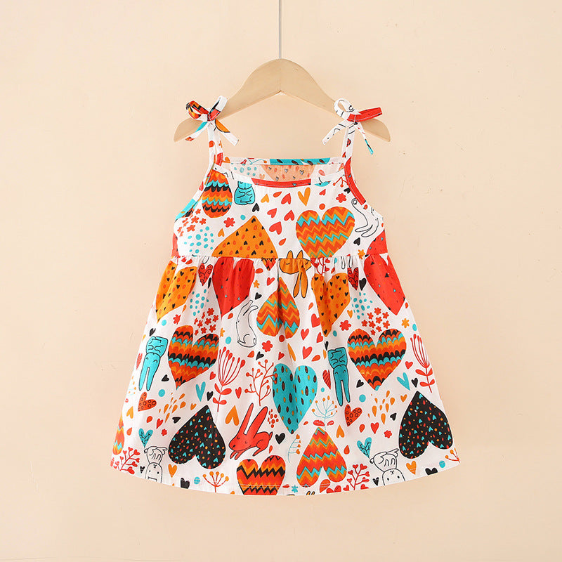Girls' Floral Princess Dress