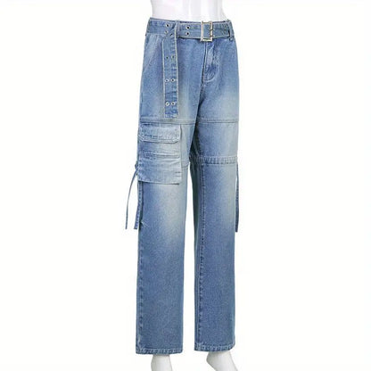 Trendy Women's Denim Cargo Pants and Boyfriend Jeans