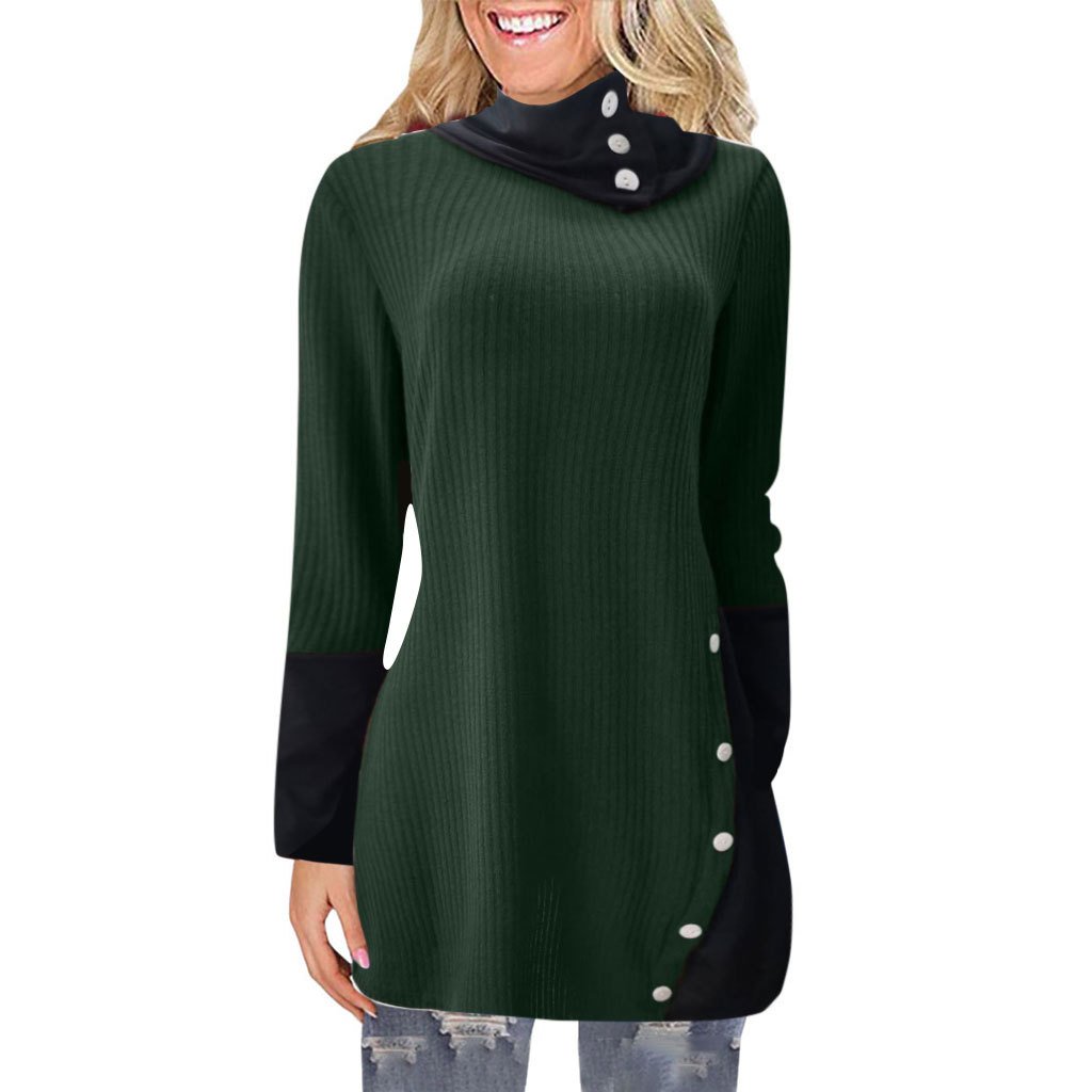 New Long Sleeve Irregular Dress for Women