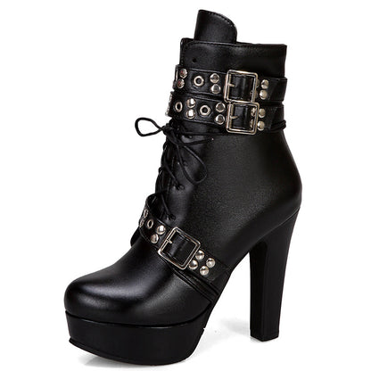 Women's Martin Boots  Autumn Winter High Heels