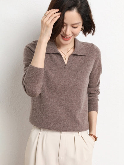 Women's Casual Loose Polyester Warm Sweater for Fall/Winter