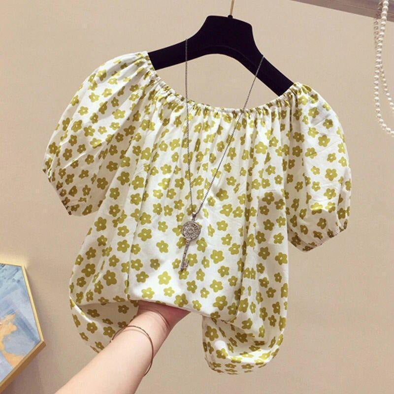 Floral Off-Shoulder Blouse for Women