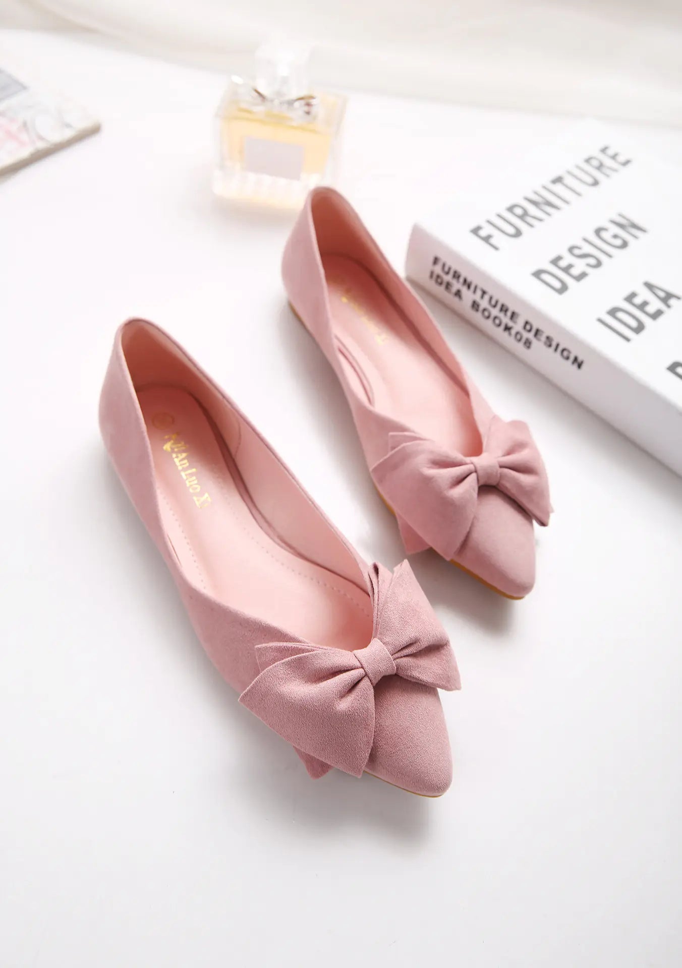 2018 Women's Casual Ballet Flats with Bow Detail