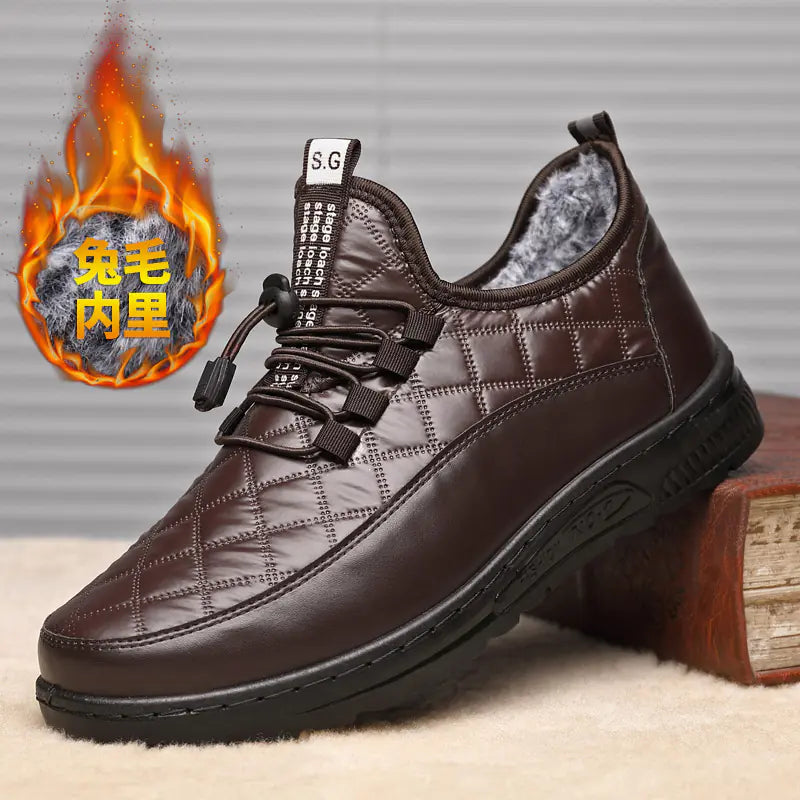 Comfortable Thick Plush Cotton Shoes for Autumn/Winter