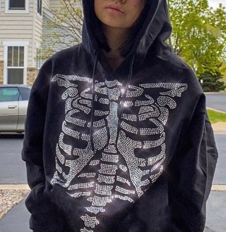 Women's Hooded Pullover Long Sleeve Sweatshirt