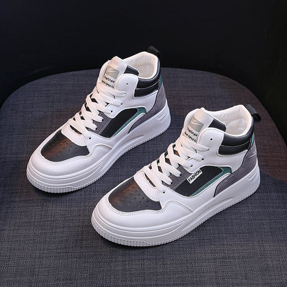 High-Top Women's Shoes - New Versatile Breathable Models
