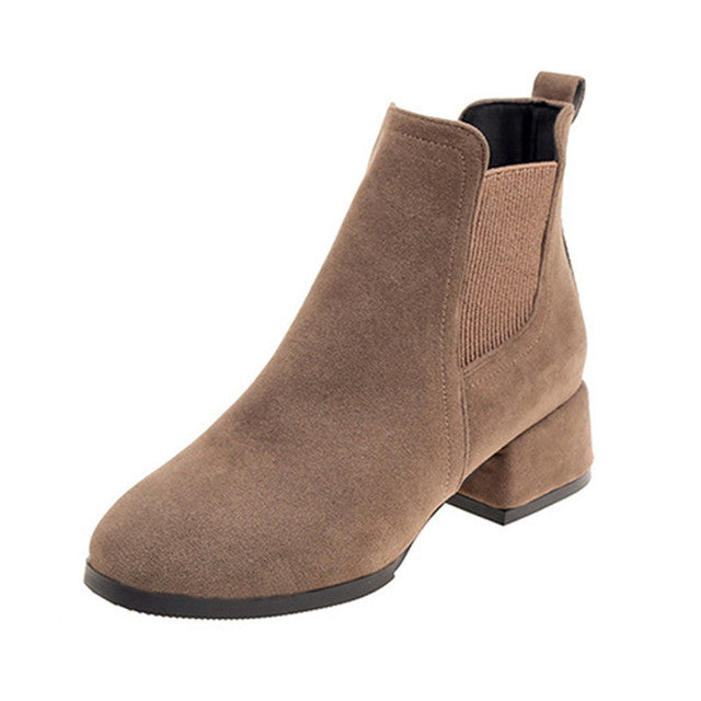 Chelsea Ankle Boots for Women - Fashionable Pointed Heels