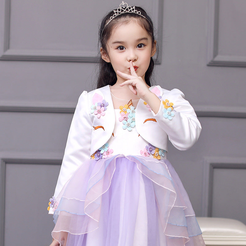 Autumn Long-Sleeved Coat for Girls
