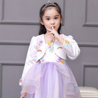 Autumn Long-Sleeved Coat for Girls