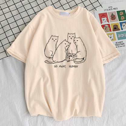 Summer Go Away Human Printed T-Shirts  Quality Design
