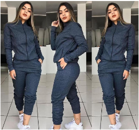 Viane Leisure Suit Set (Two-Piece)