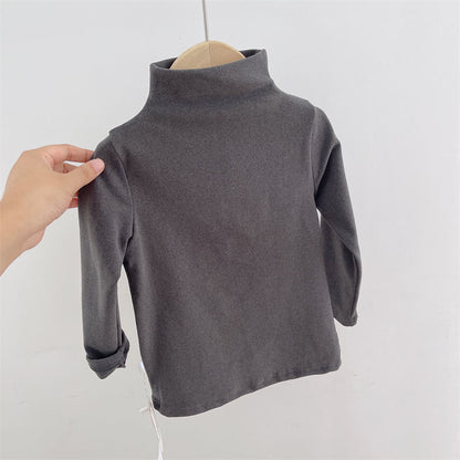 Turtleneck Fleece T-Shirts for Autumn & Winter