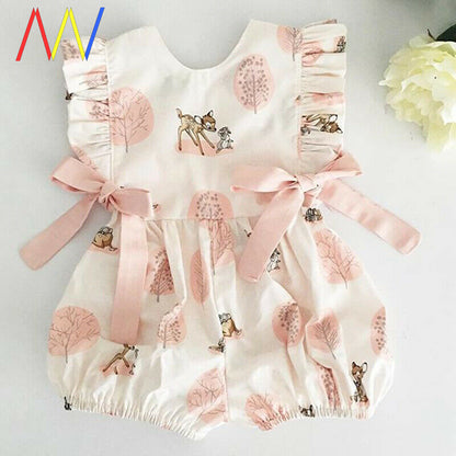 Newborn Baby Girls' Romper Jumpsuit Clothes