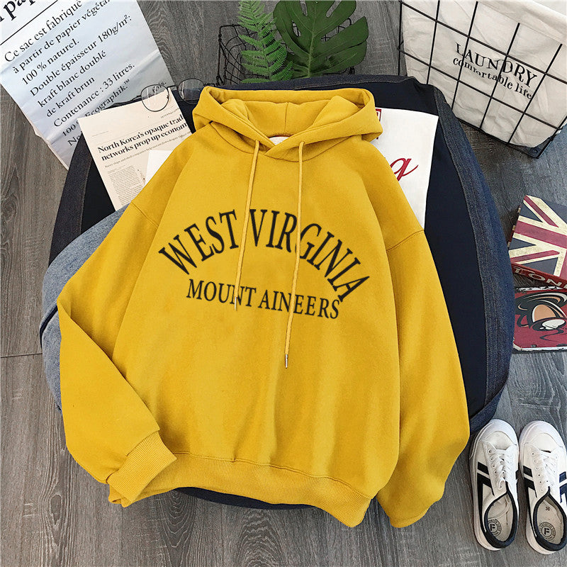 Women's Plus Size Hooded Velvet Padded Sweater