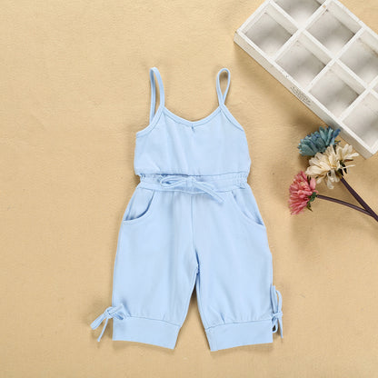 Sleeveless Casual Pants