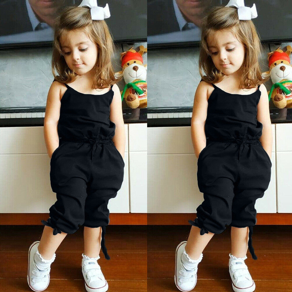 Sleeveless Casual Pants