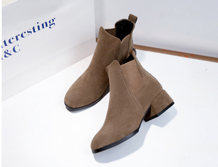 Chelsea Ankle Boots for Women - Fashionable Pointed Heels
