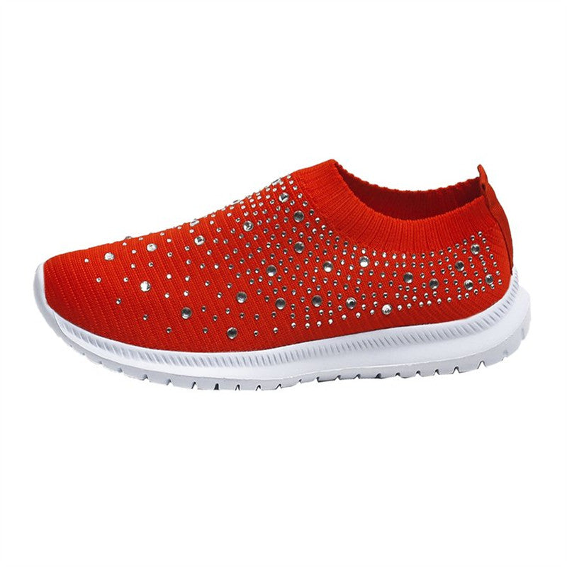 Women's Color block Mesh Platform Breathable Sneakers