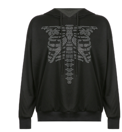 Women's Hooded Pullover Long Sleeve Sweatshirt