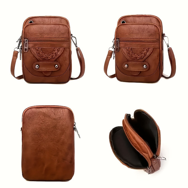 Adjustable Strap Bag Vintage Style Women's Mini Crossbody Bag