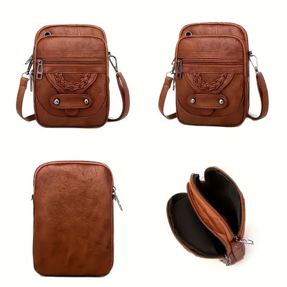 Adjustable Strap Bag Vintage Style Women's Mini Crossbody Bag