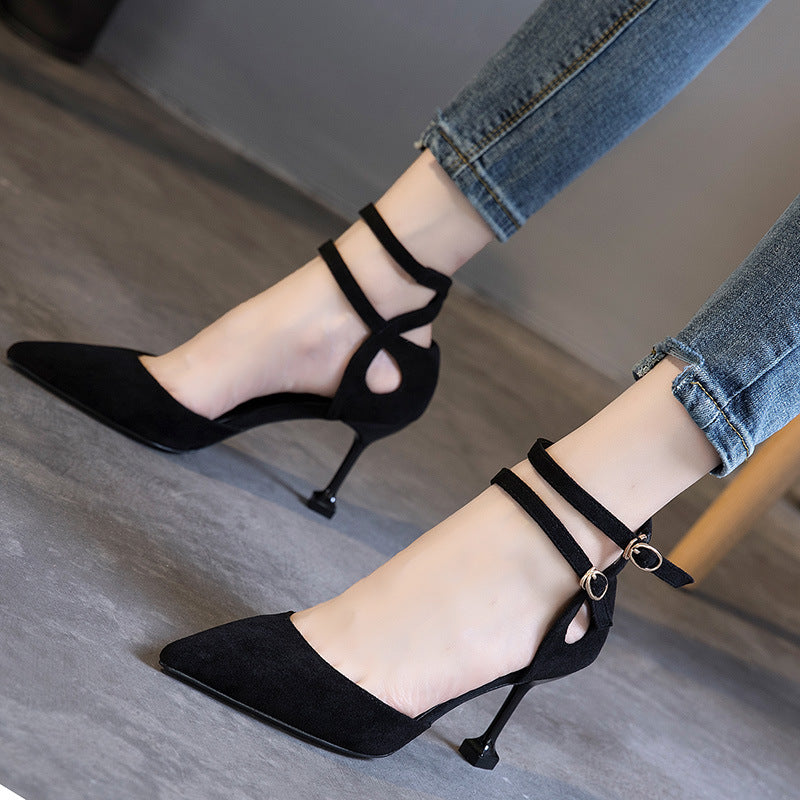 Women's Korean Style Pointed Toe High Heels