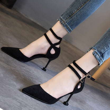Women's Korean Style Pointed Toe High Heels