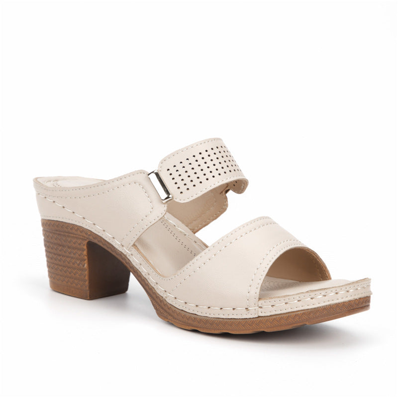 Comfortable Women's High-Heeled Sandals for Summer