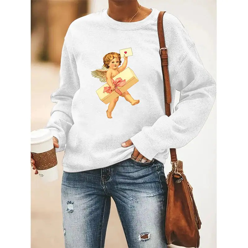 Women's Long Sleeve Round Neck Sweater